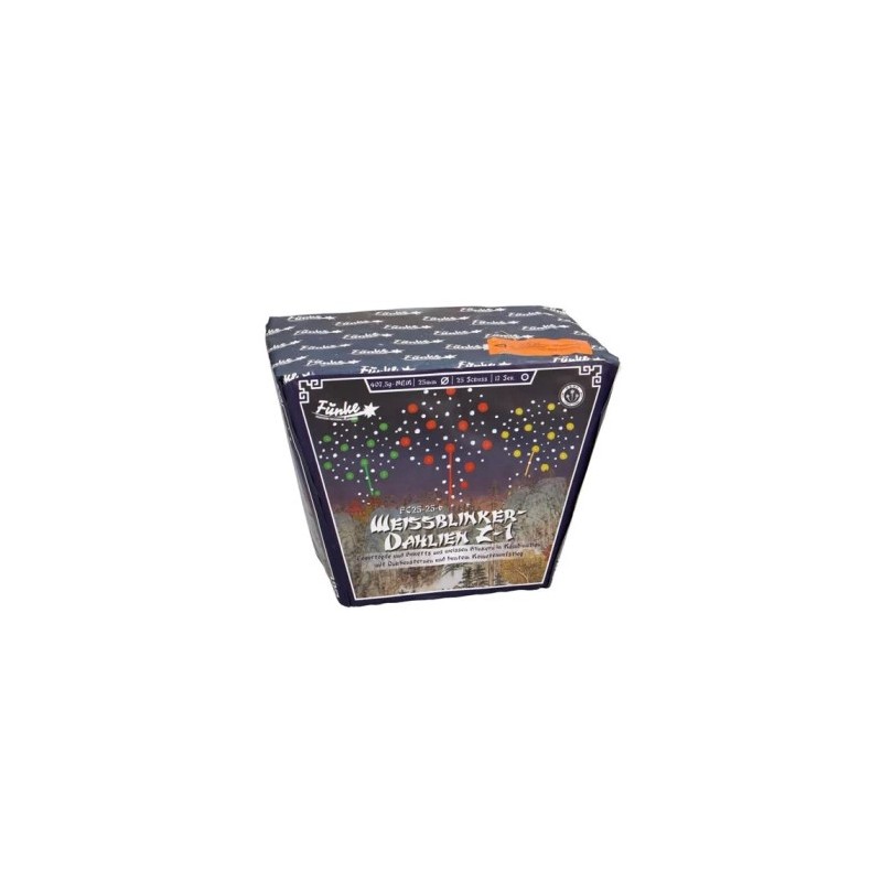 Compact F2 - Funke Dahlias clignotants blancs 25sh
