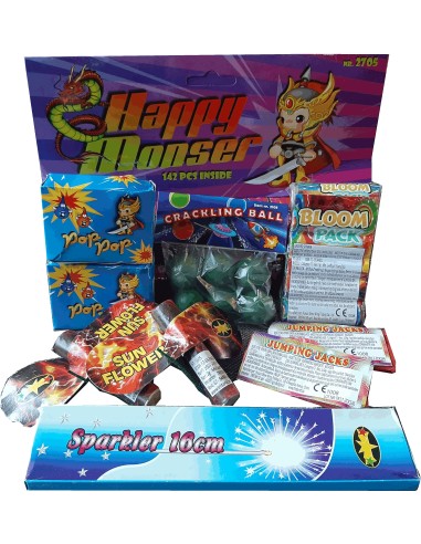 Assortiment Happy Monster (pack de 142 pièces)